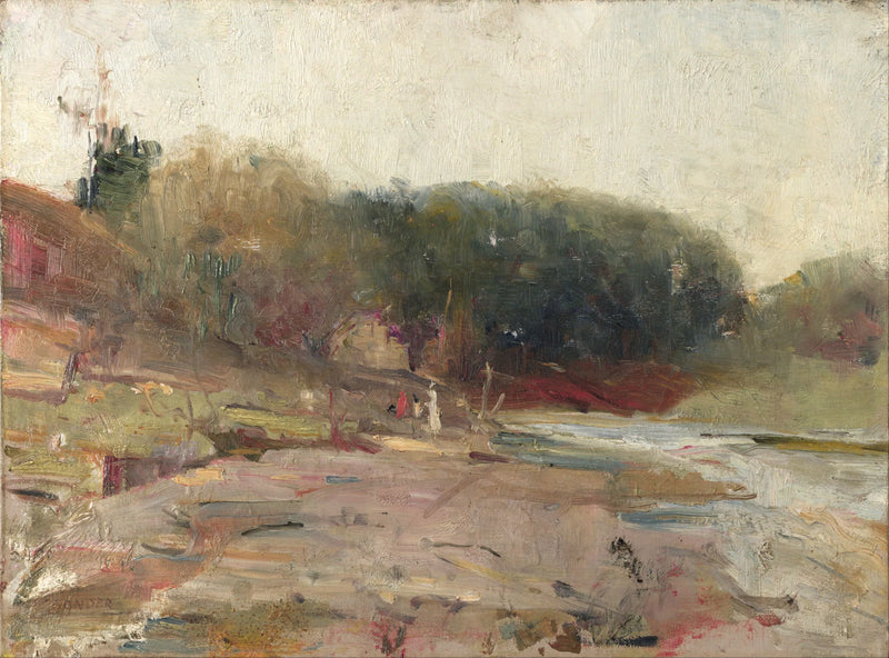 Yarra Nehri'nde, Heidelberg yakınlarında, Victoria - Charles Conder