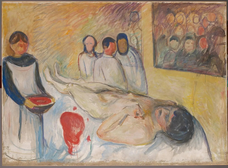 Ameliyat Masasında - Edvard Munch