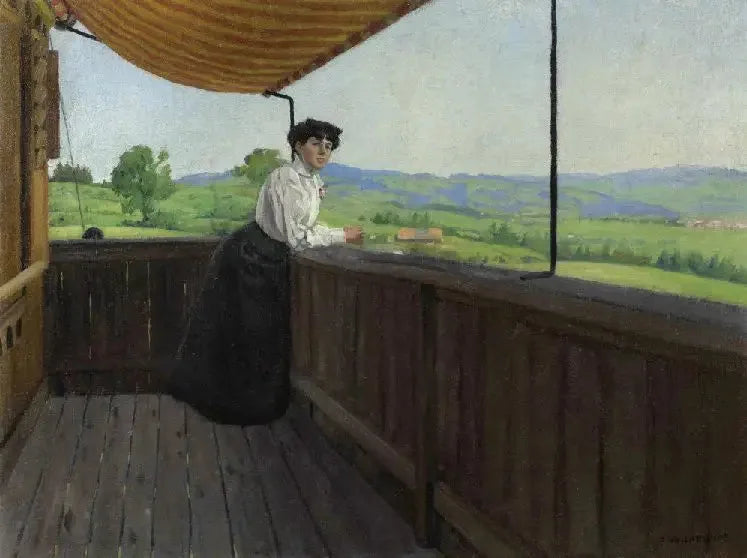 Balkonda - Félix Vallotton