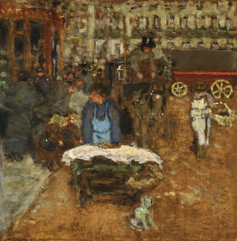 Bulvar Üzerinde - Pierre Bonnard