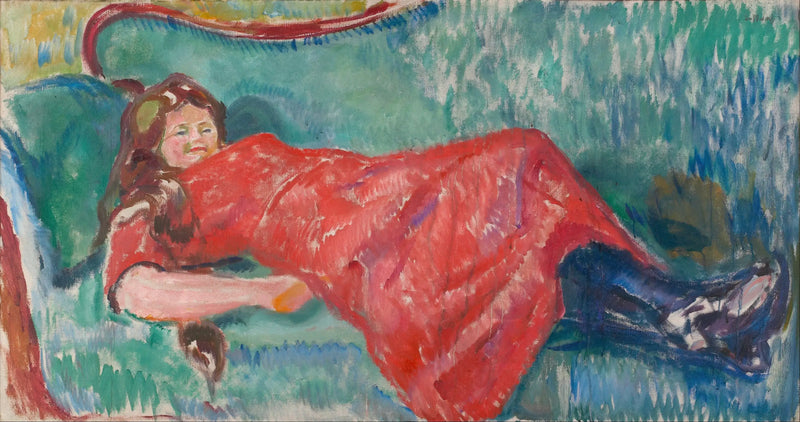 Kanepe Üzerinde - Edvard Munch