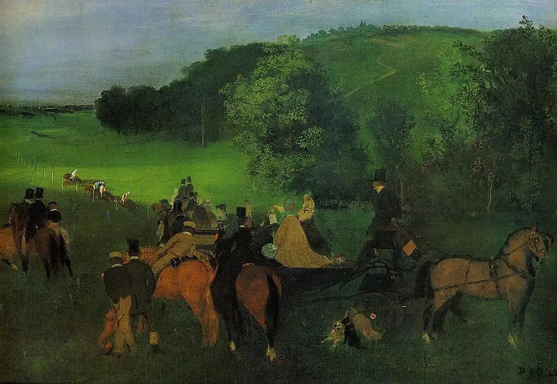 Yarış Alanında - Edgar Degas