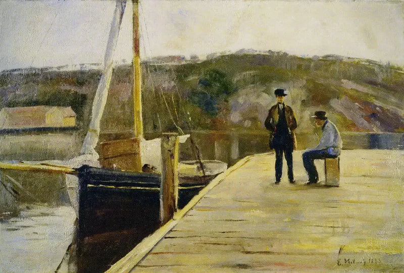 İskelenin Üzerinde - Edvard Munch