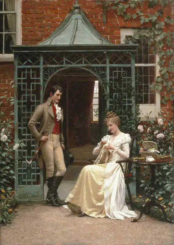 Eşiğin Önünde - Edmund Blair Leighton