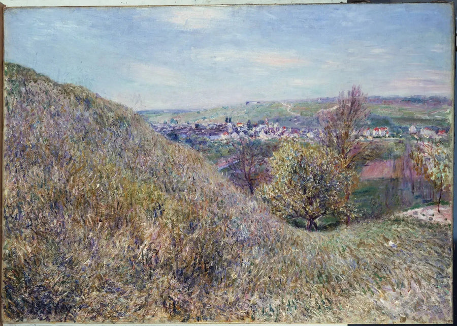 Moret Tepeleri'nde Bahar - Sabah - Alfred Sisley
