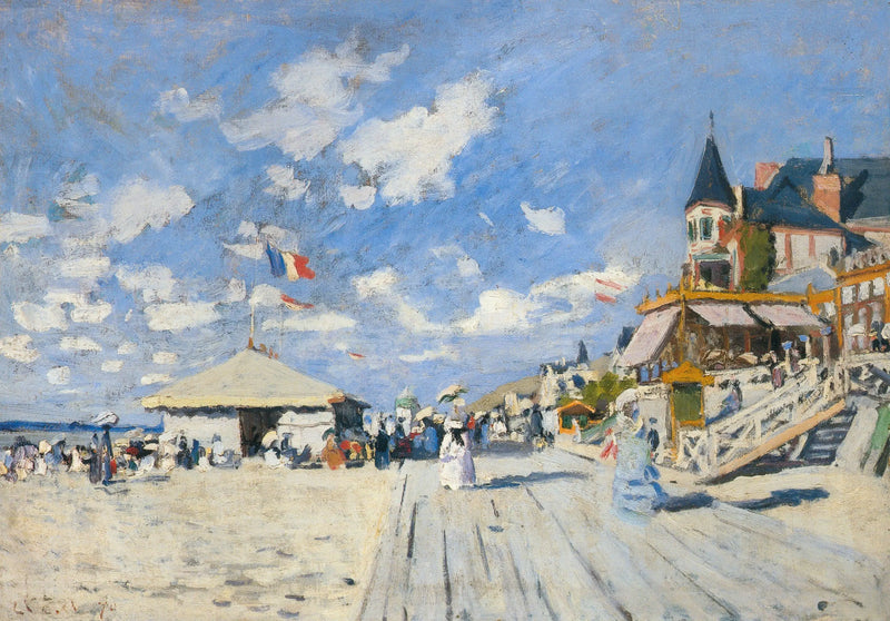 Trouville Tablolarında - Claude Monet