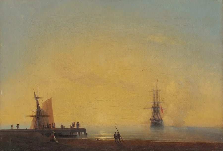 Yollarda Akşam - Ivan Aïvazovski