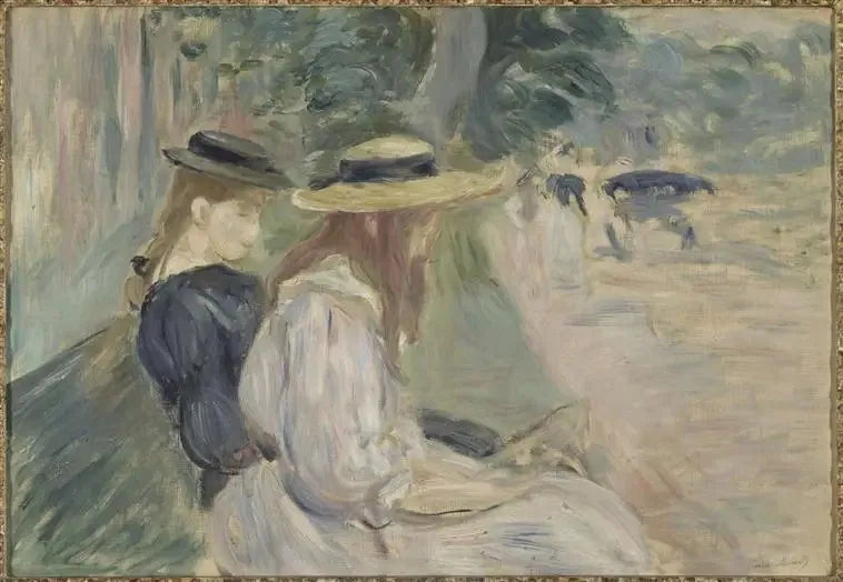 Boulogne Ormanı'nda Bir Bankta - Berthe Morisot