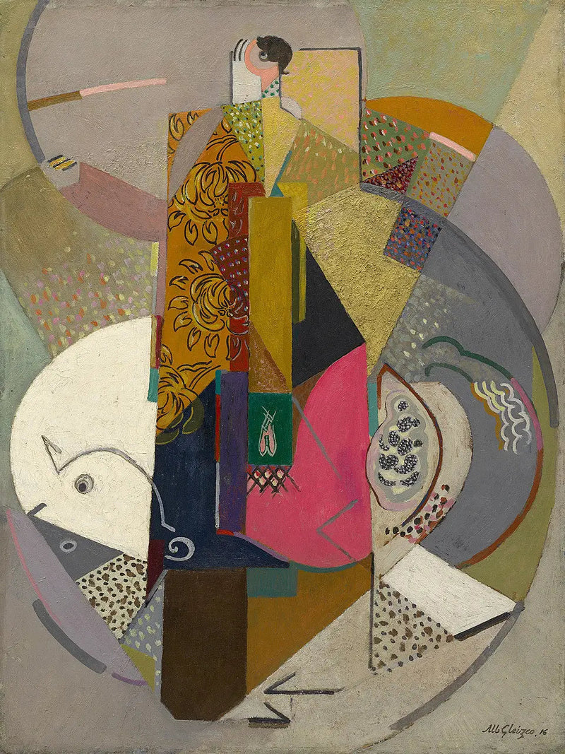 Bir yüksek okul at sırtında - Albert Gleizes