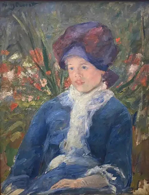 Susan assise dans un jardin - Mary Cassatt image 1 copie de tableau peinte à la main