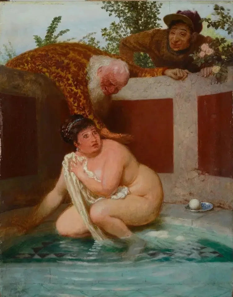 Susanna ve İki Yaşlı Adam - Arnold Böcklin