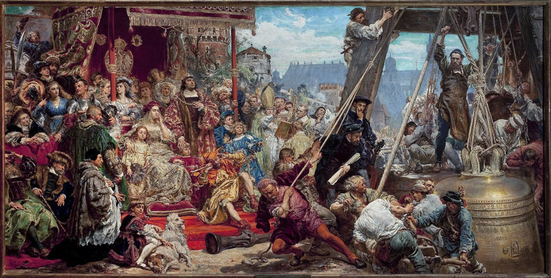 Sigismond Çanı Asma - Jan Matejko