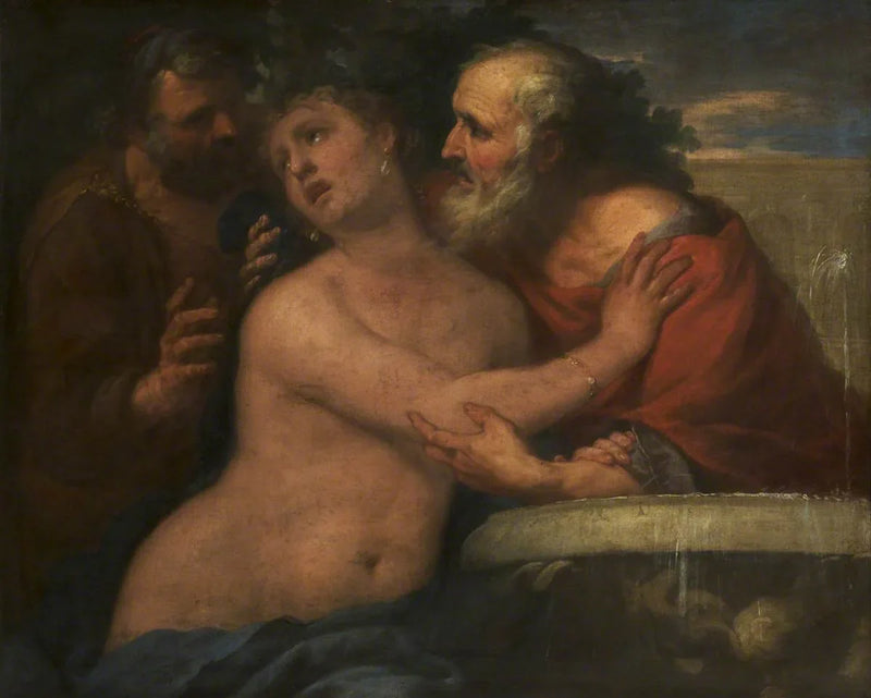 Suzanne ve Eski Yunanlılar - Luca Giordano