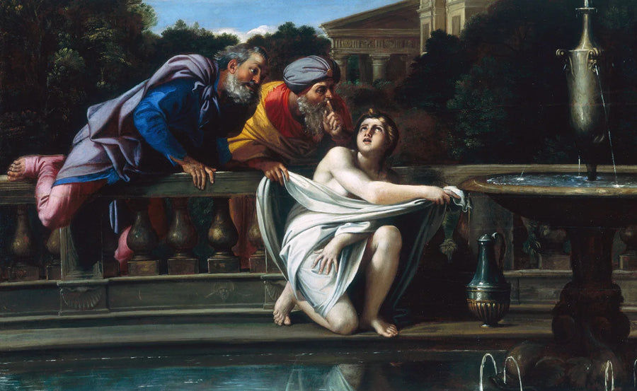 Suzanne ve yaşlılar - Annibale Carracci