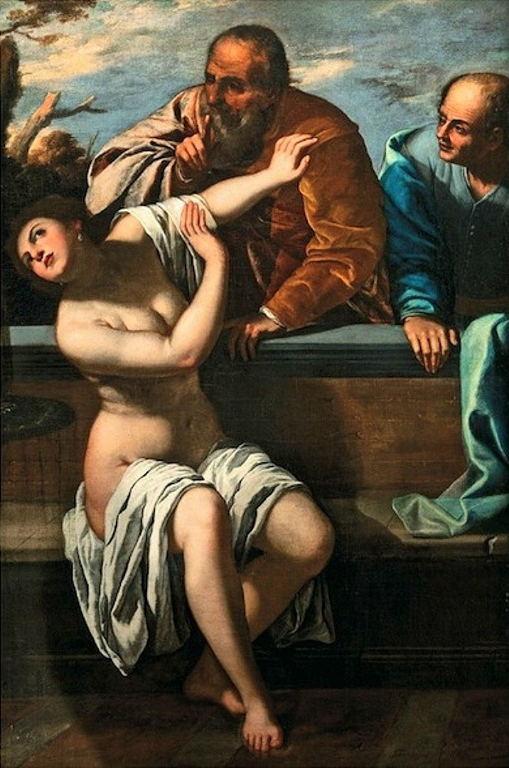 Suzanne et les vieillards - Artemisia Gentileschi
