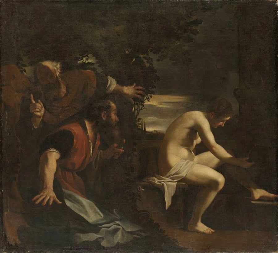 Suzanne ve yaşlılar. - Guercino