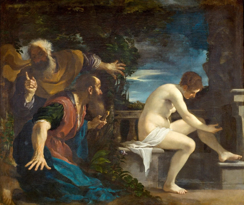 Suzanne ve yaşlılar. - Guercino