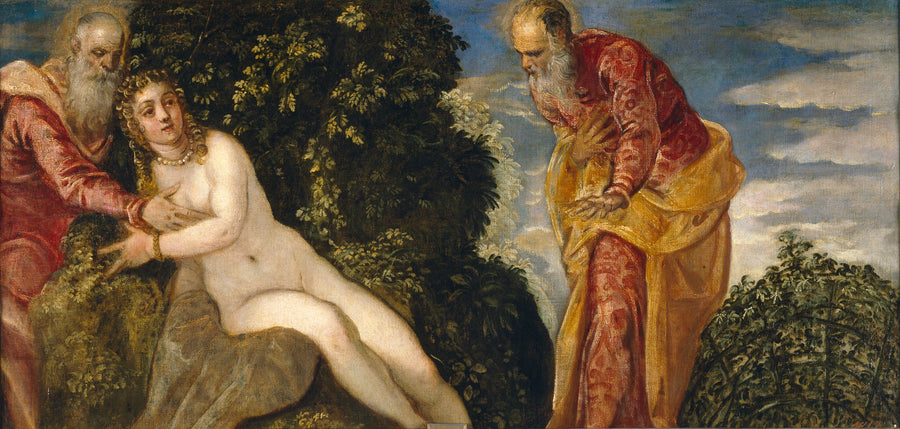 Suzanne ve yaşlılar - Jacopo Tintoretto