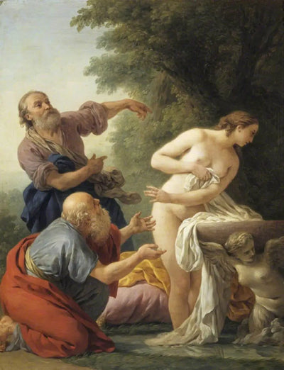Suzanne et les vieillards - Louis Jean François Lagrenée - Alpha Reproduction