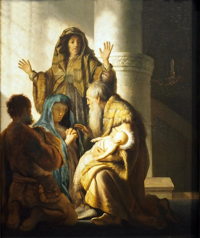 Tapınaktaki Siméon - Rembrandt