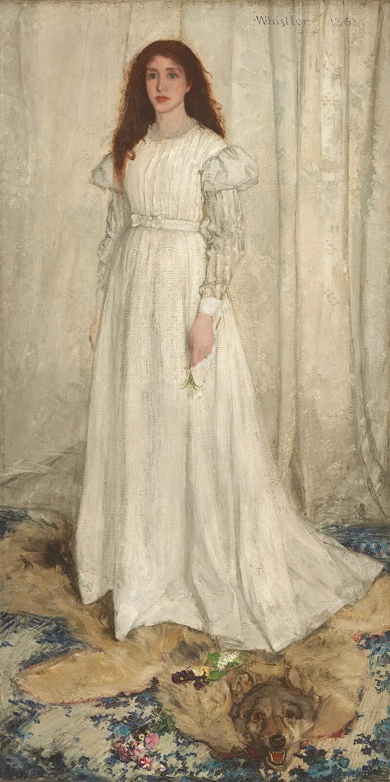 Beyaz Senfoni No. 1: Beyaz Elbiseli Genç Kız - James Abbott McNeill Whistler