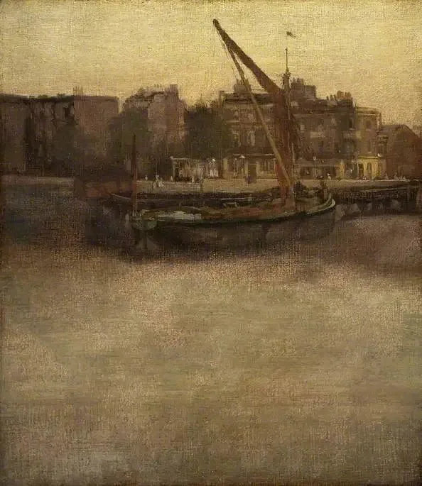 Gri ve kahverengi senfoni: Lindsey Row, Chelsea - James Abbott McNeill Whistler