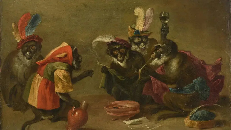 Maymunlar Tabagiyesi - David Teniers le Jeune