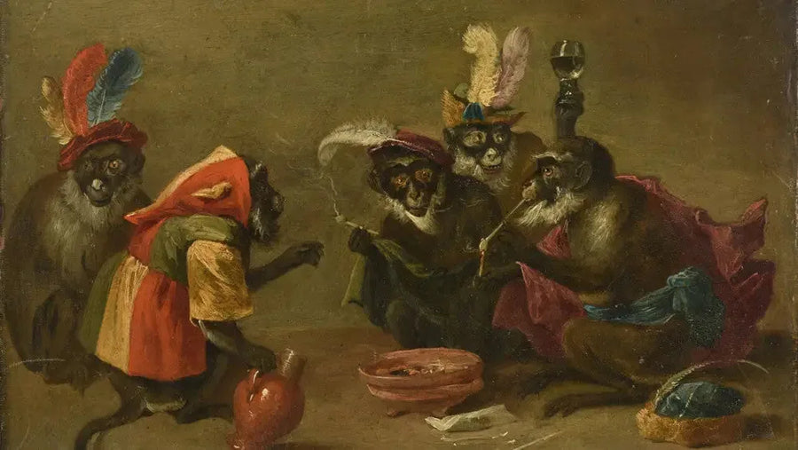 Maymunlar Tabagiyesi - David Teniers le Jeune