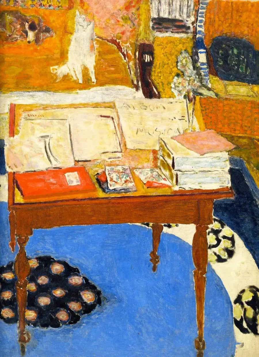 Çalışma Masası - Pierre Bonnard