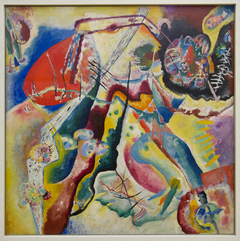 Kırmızı Lekeli Tablo - Vassily Kandinsky