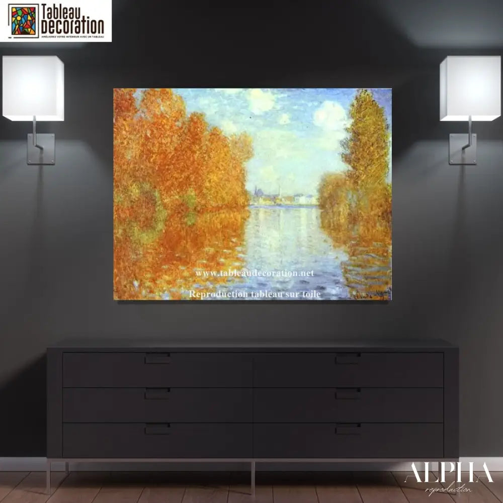 Tableau automne - Monet - Reproductions de tableaux et peintures haut de gamme