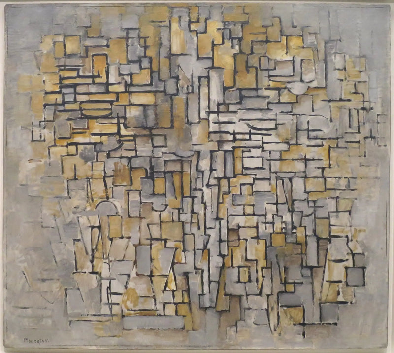 Tablo No 2/Kompozisyon No VII - Piet Mondrian