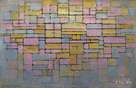 Tableau n° 2 ou composition V - Mondrian - Reproductions de tableaux et peintures haut de gamme