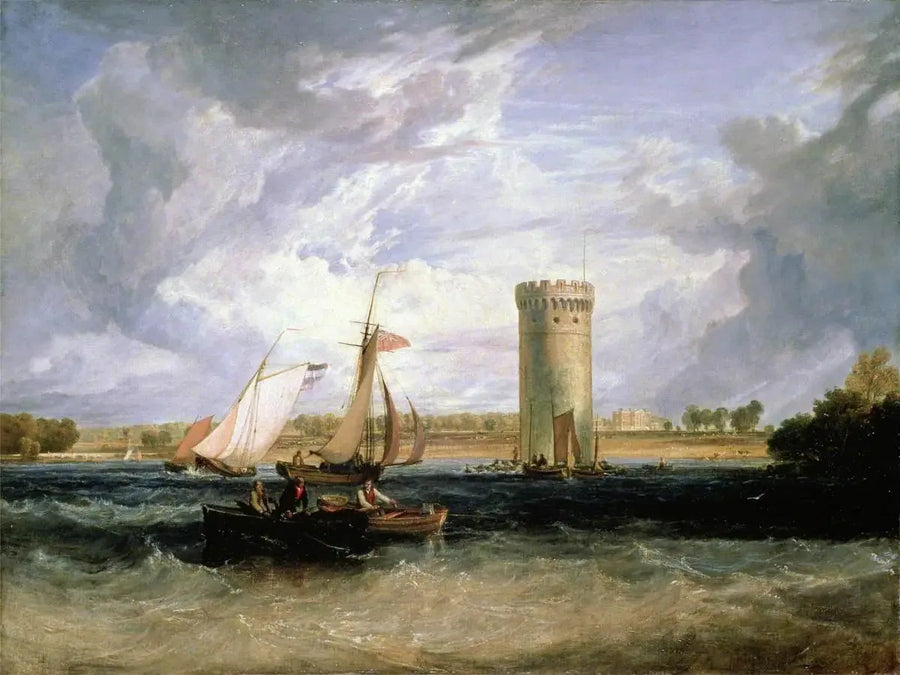 Tabley, Cheshire, Sir J. F. Leicester, Bt'nin Yeri: Rüzgarlı Gün - J. M. W. Turner