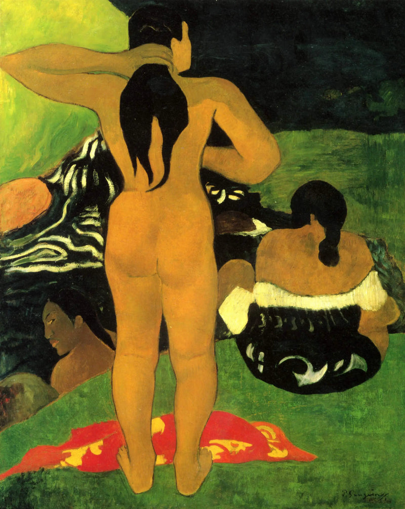 Plajda Tahitili Kadınlar - Paul Gauguin