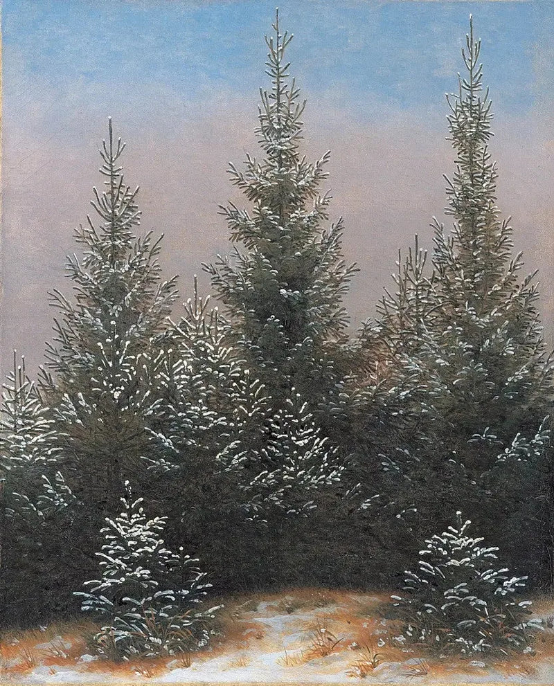 Karla kaplı bahar - Caspar David Friedrich