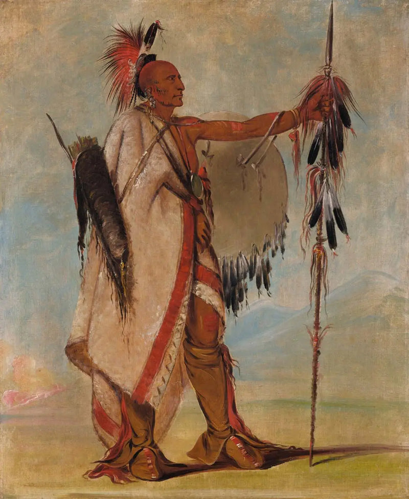 Tál-lee, seçkin bir savaşçı - George Catlin