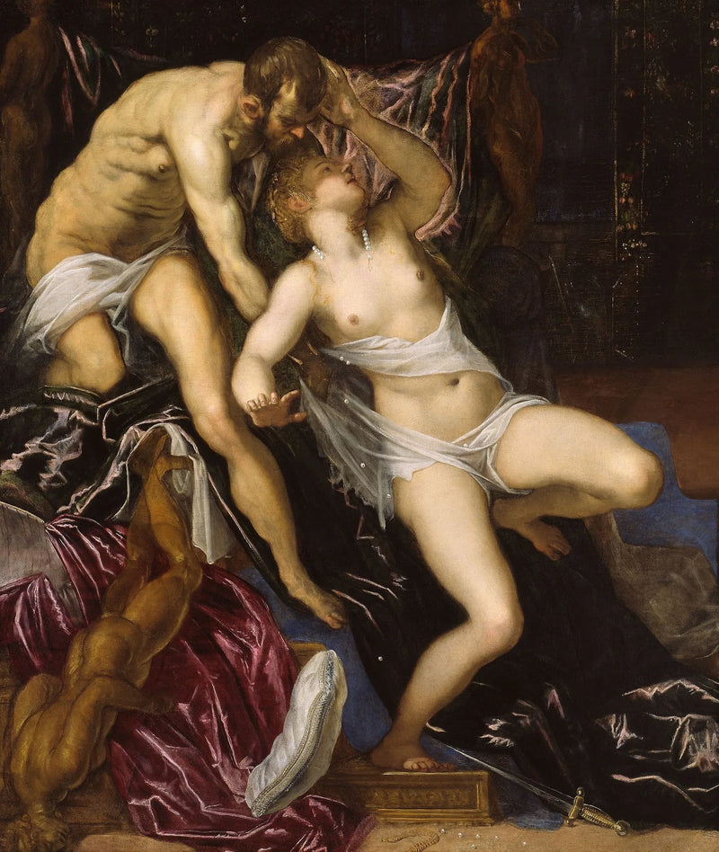 Tarquin ve Lucretia - Jacopo Tintoretto