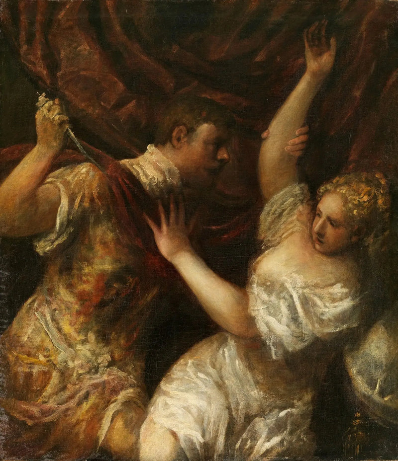 Tarquinius Sextus ve Lucrezia - Titian