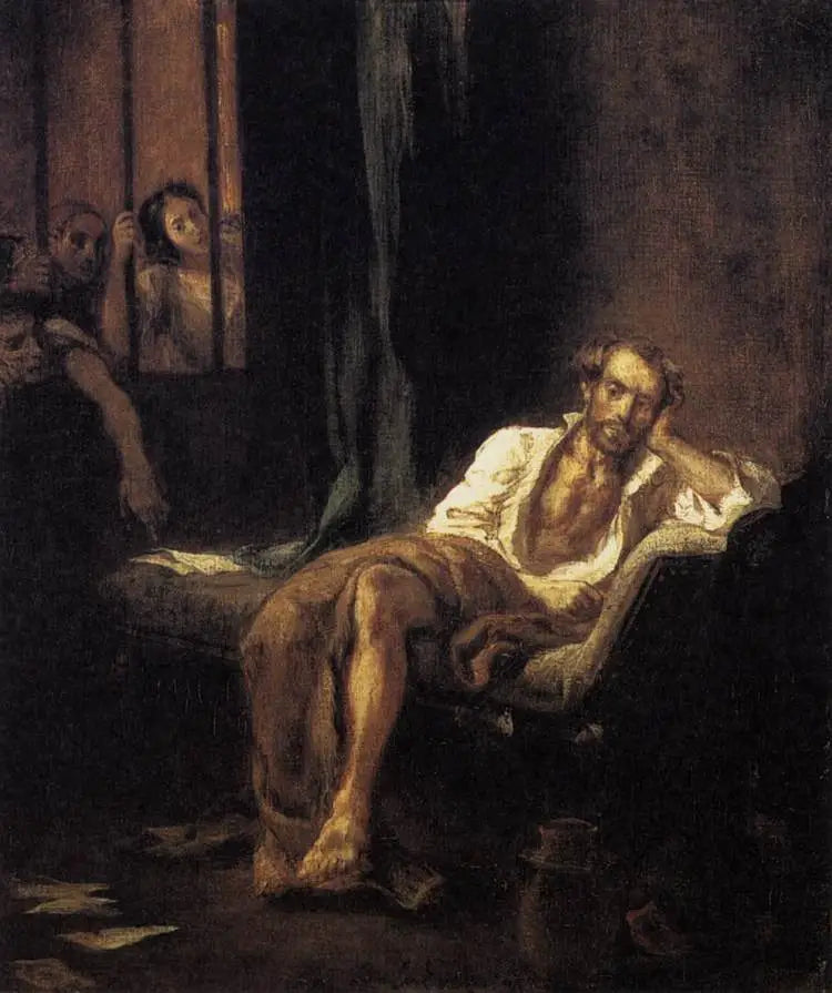 St Anne Ferrara Hastanesi'nde Kupa - Eugène Delacroix
