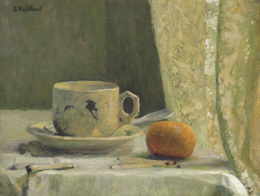 Fincan ve mandalina - Édouard Vuillard