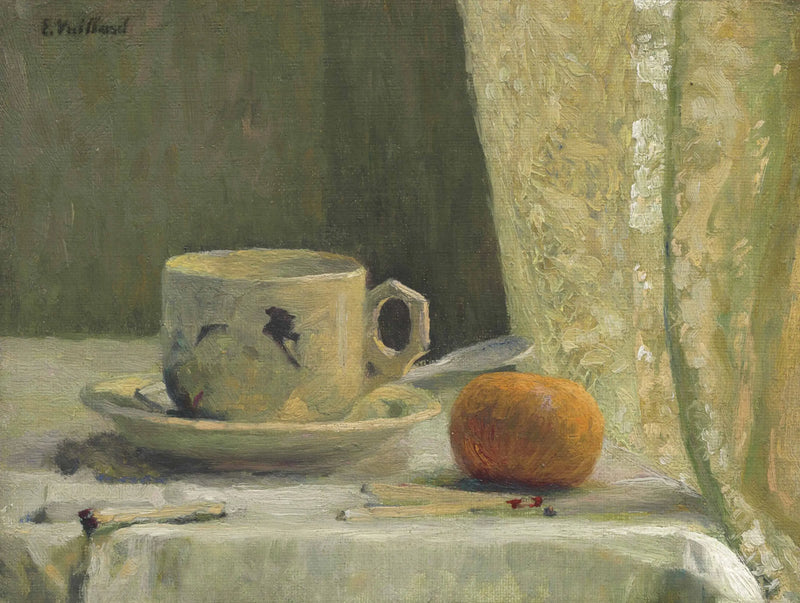 Fincan ve mandalina - Édouard Vuillard