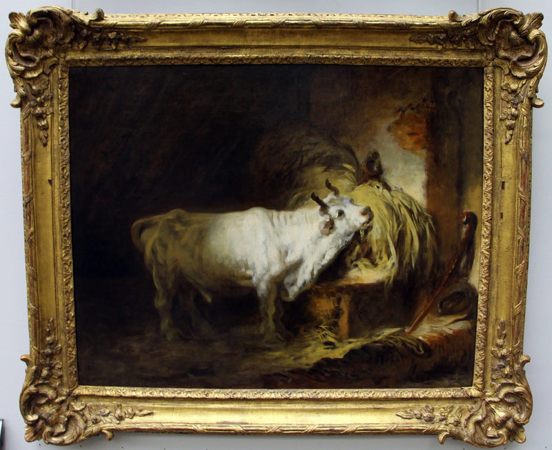 Sığır Beyazı Ahırda - Jean-Honoré Fragonard