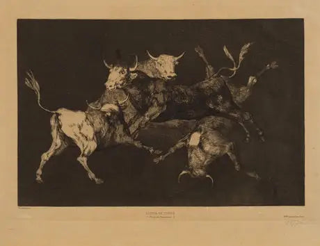 Boğalar - Francisco de Goya