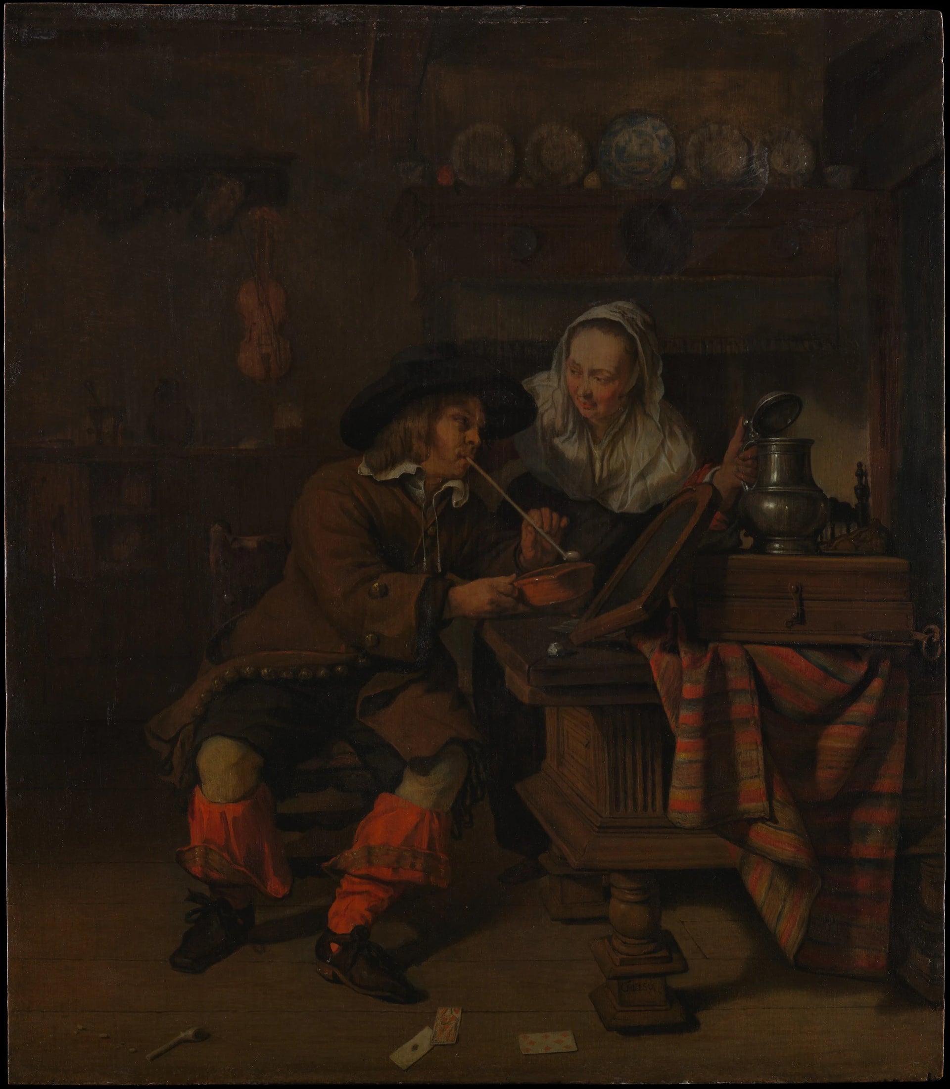 Tavern Scene - Gabriël Metsu