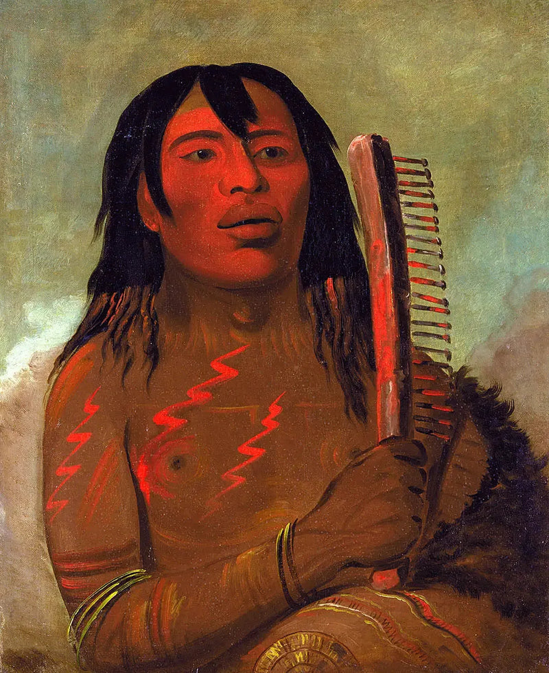 Tcha-dés-sa-ko-máh-pee, ayının çocuğu - George Catlin