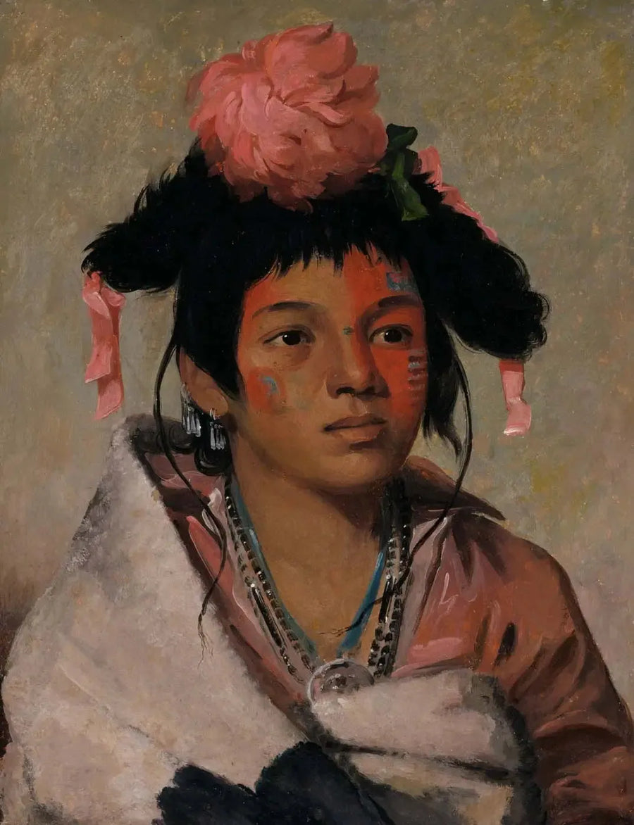 Tcha-káuk-o-ko-máaugh, büyük şef, bir çocuk - George Catlin