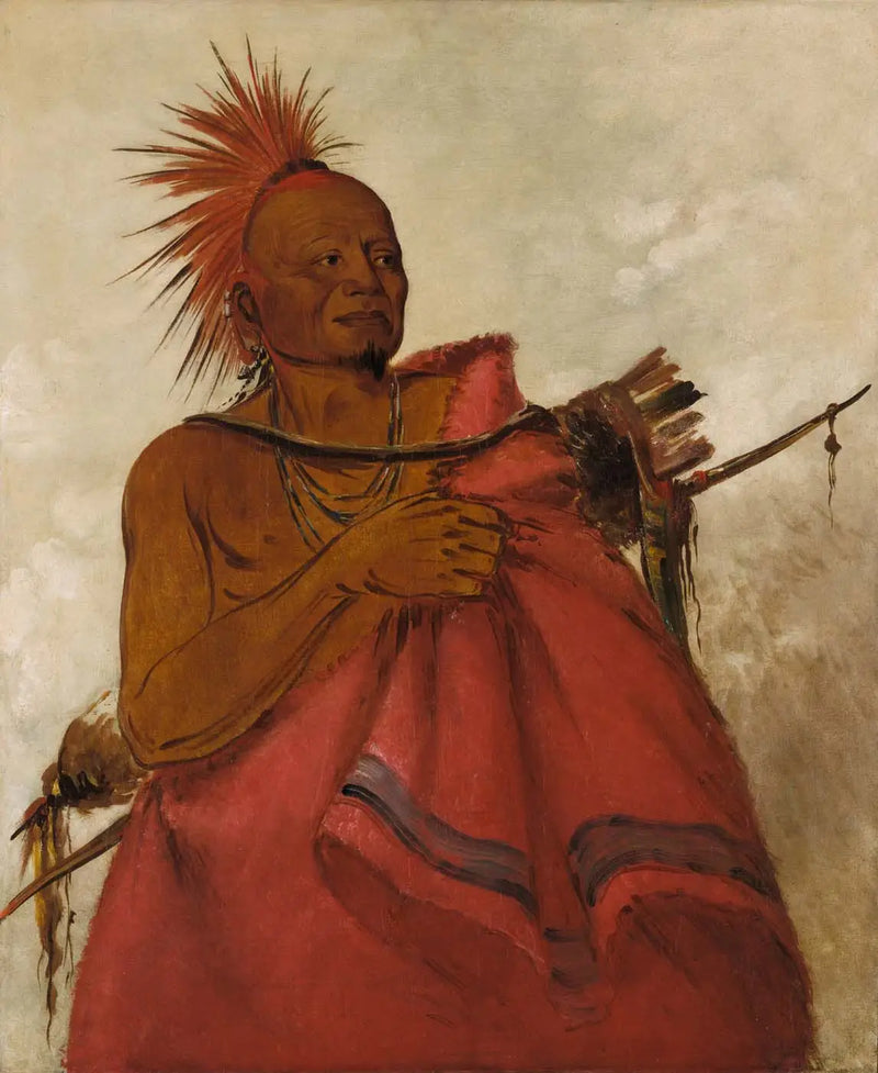 Tcha-tó-ga, Buffle fou, iki beyaz adamı öldüren - George Catlin