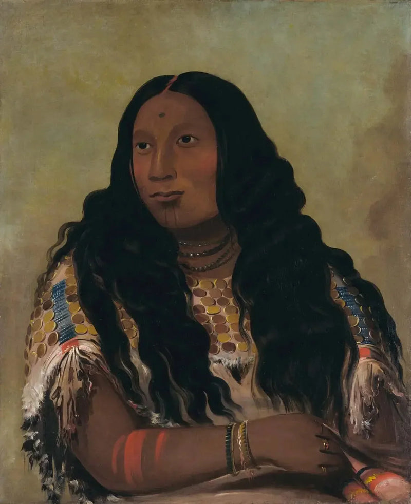 Tchón-su-móns-ka, Kum Bankası, Ticarethanın François Chardon Eşidir - George Catlin