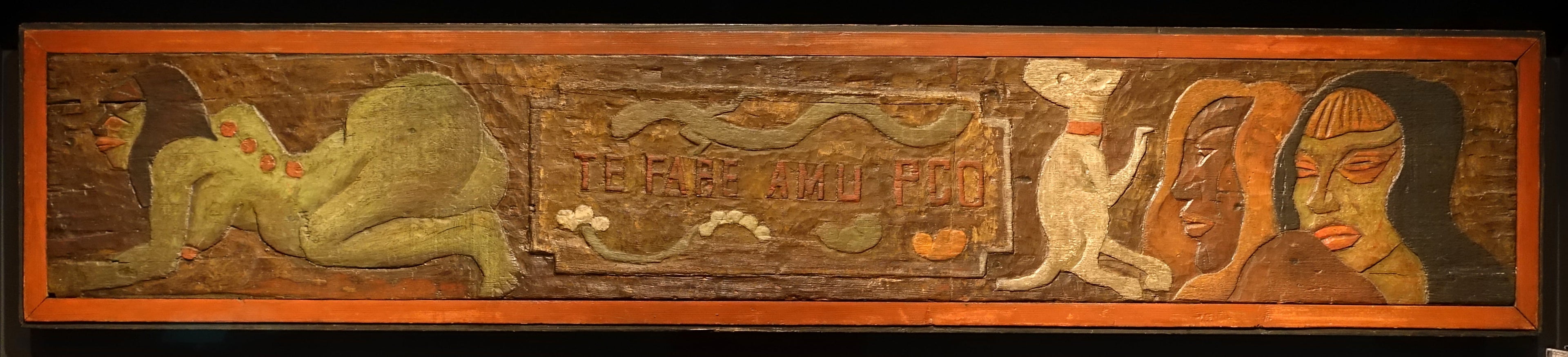 Reproduction du tableau « Te Fare Amu - Paul Gauguin » par Alpha Reproduction en peinture à l’huile